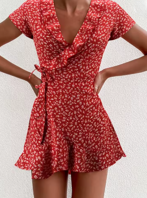 Women's Floral Mini Dress